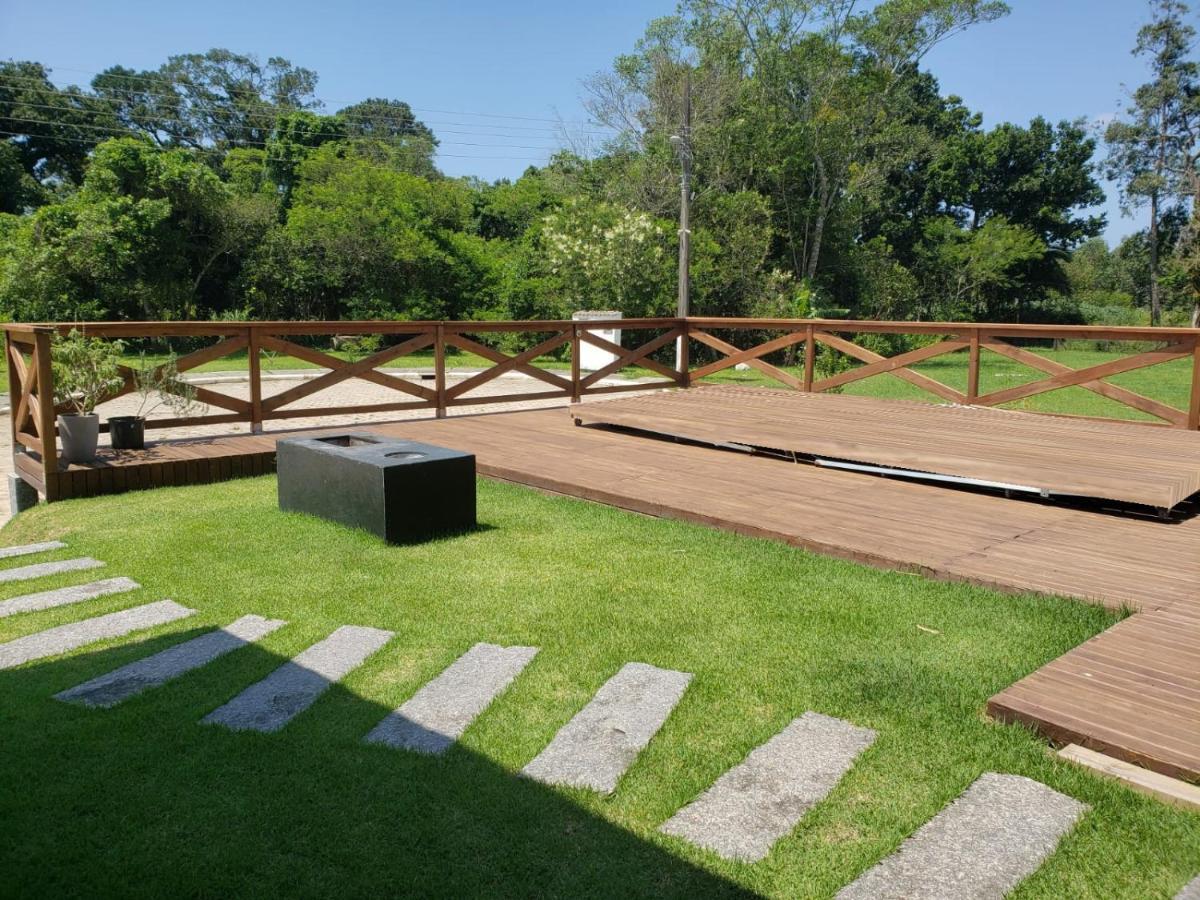 Casa De Praia Com Piscina Aquecida Area Gourmet E Jogos Флорианополис Экстерьер фото