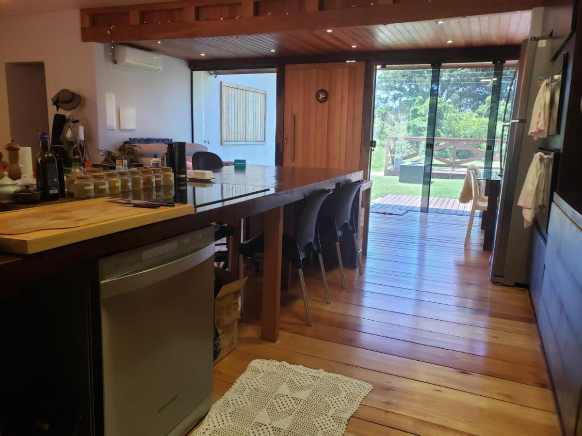 Casa De Praia Com Piscina Aquecida Area Gourmet E Jogos Флорианополис Экстерьер фото