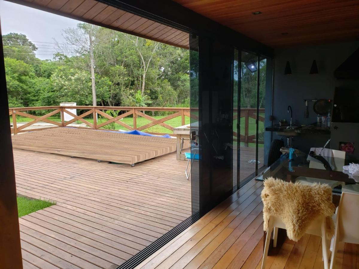 Casa De Praia Com Piscina Aquecida Area Gourmet E Jogos Флорианополис Экстерьер фото